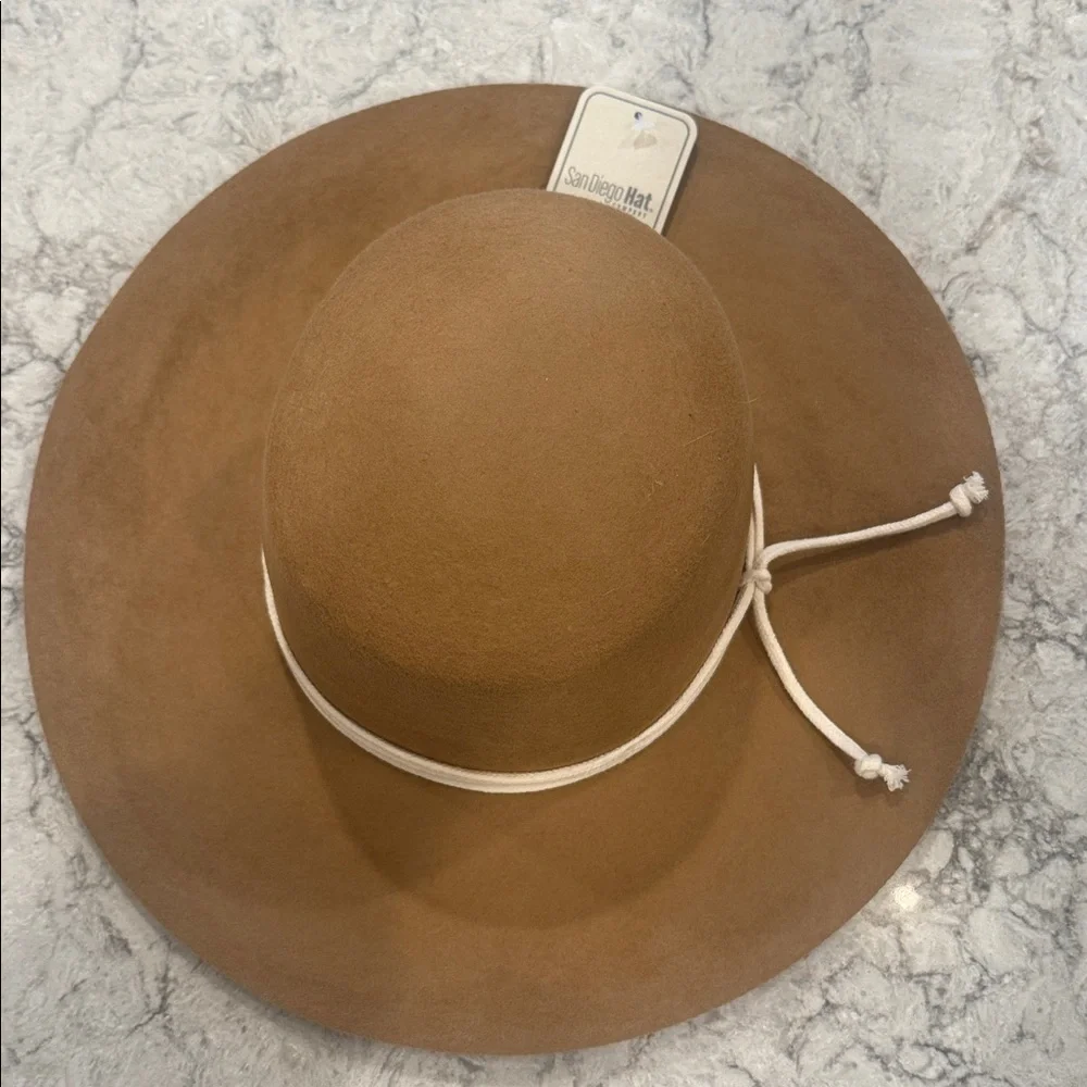 San Diego Hat Co. Wynola Wool Adjustable Wide Brim Hat
